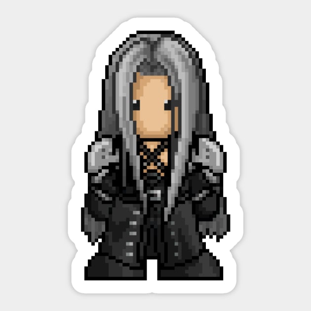 FF7 Advent Children Sephiroth Sticker by PixelKnight